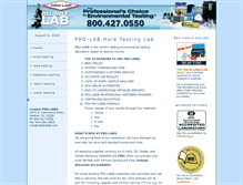 Tablet Screenshot of mold-lab.com